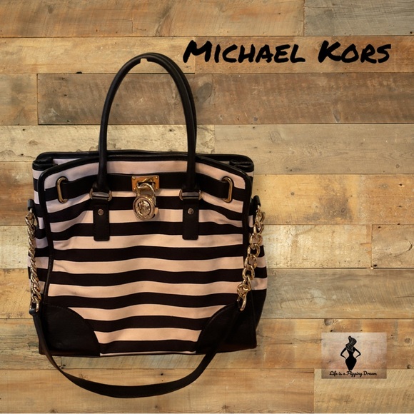 Michael Kors Striped Tote Bag #1644